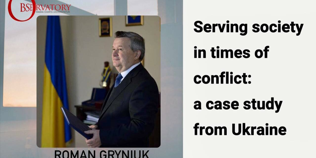 Роман Гринюк – спікер вебінару «Serving Society in Times of Conflict: a case study from Ukraine»