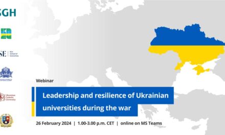 Запрошуємо приєднатися до вебінару «Leadership and Resilience of Ukrainian Universities During the War»
